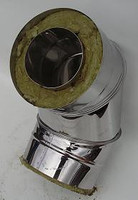 Колено 90 утепленное нерж/оцинк D 200/300 1mm