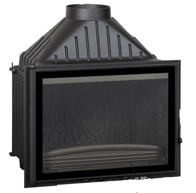 Каминная топка Invicta GRAND ANGLE 800 (P928375) с шибером 