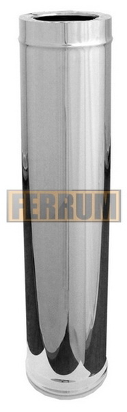 Сэндвич FERRUM 1м (430/0,8мм + нерж.) Ф180х280