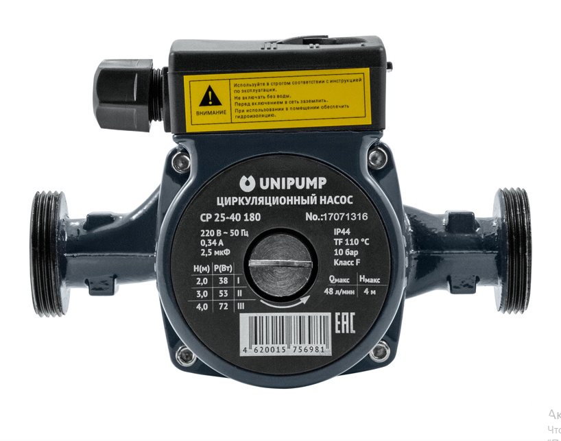 Насос циркуляционный UNIPUMP CP 32-40 180